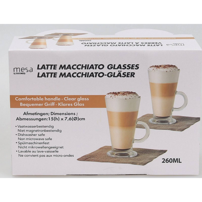 Mesa Living Latte Machiato Glas 2er-Set