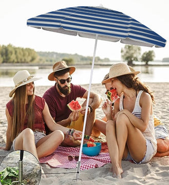 Mannsberger Strandparasol 2 kleuren