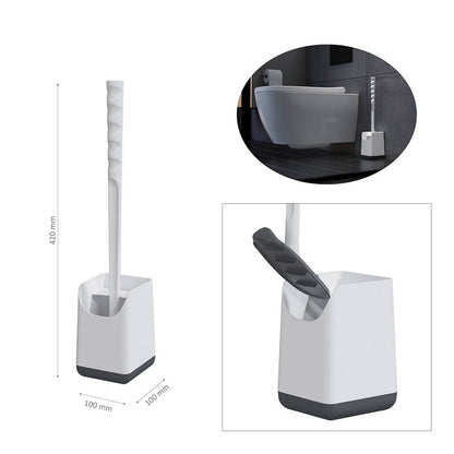 Aqua Laser toilet brush in white or black holder