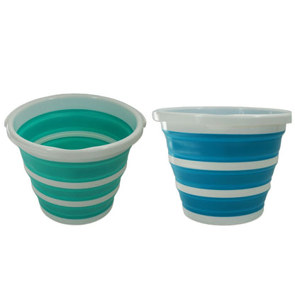 Aqua Laser Foldable Bucket Round 2 colors