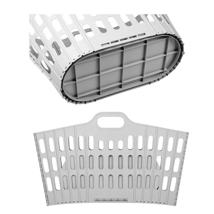 Aqua Laser Foldable Laundry Basket