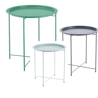 Mesa Living Side Table Round 3 assorted colours