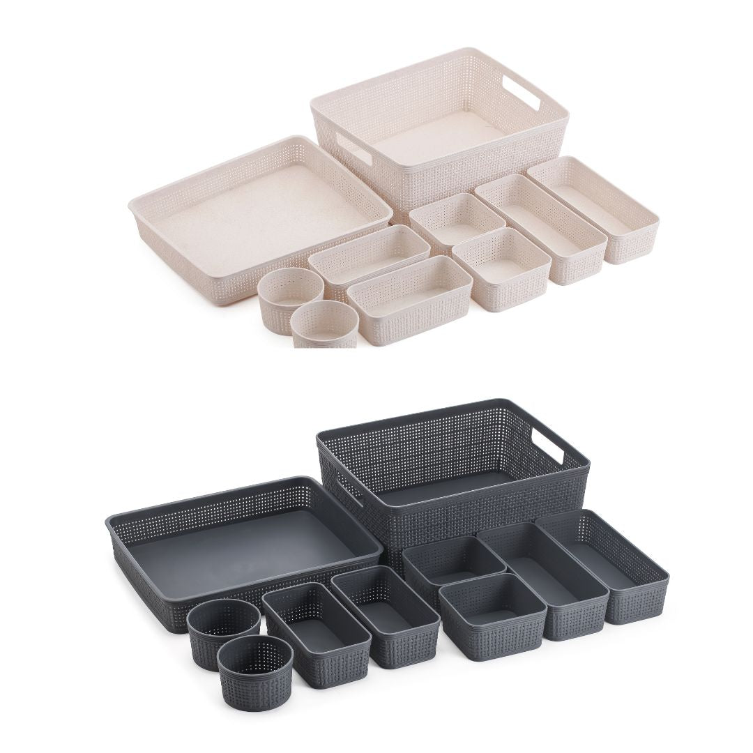 Mesa Living Storage Baskets 2 colours sorted