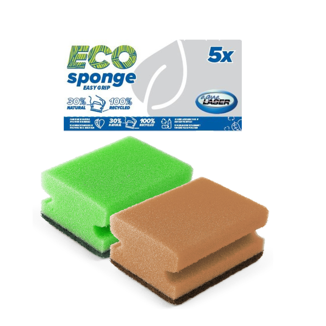 Aqua Laser Ecosponges 5er-Set Easy Grip